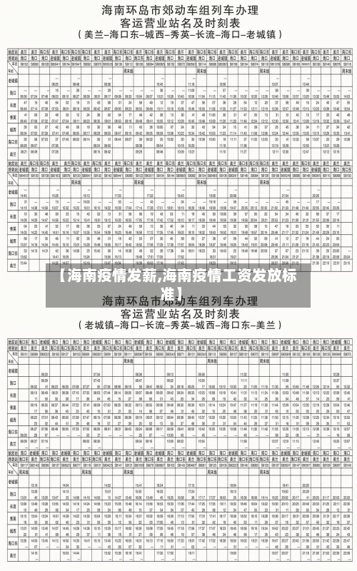 【海南疫情发薪,海南疫情工资发放标准】-第2张图片