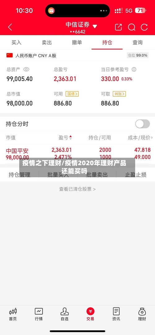 疫情之下理财/疫情2020年理财产品还能买吗-第1张图片