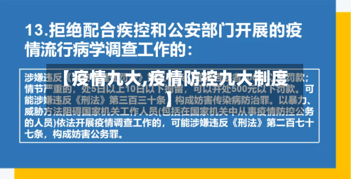 【疫情九大,疫情防控九大制度】-第1张图片