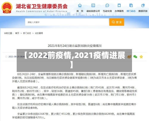 【2022前疫情,2021疫情进展】-第1张图片