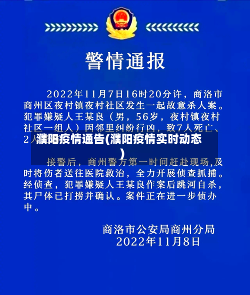 濮阳疫情通告(濮阳疫情实时动态)-第1张图片
