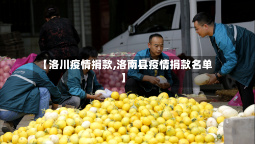【洛川疫情捐款,洛南县疫情捐款名单】-第1张图片