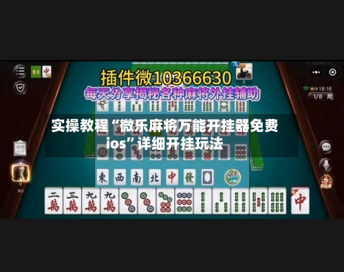 实操教程“微乐麻将万能开挂器免费ios	”详细开挂玩法-第2张图片