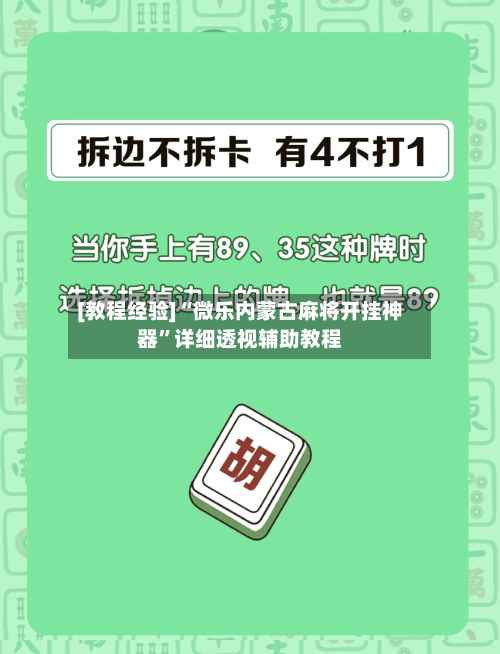 [教程经验]“微乐内蒙古麻将开挂神器”详细透视辅助教程-第2张图片