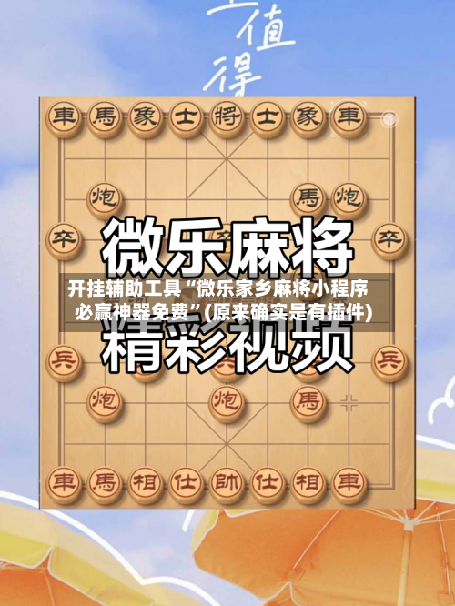 开挂辅助工具“微乐家乡麻将小程序必赢神器免费”(原来确实是有插件)-第2张图片