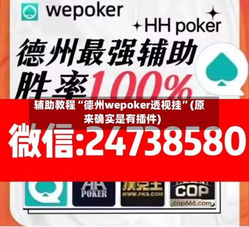 辅助教程“德州wepoker透视挂”(原来确实是有插件)-第1张图片