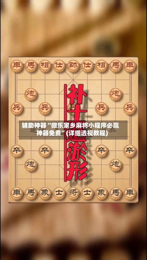 辅助神器“微乐家乡麻将小程序必赢神器免费”(详细透视教程)-第2张图片