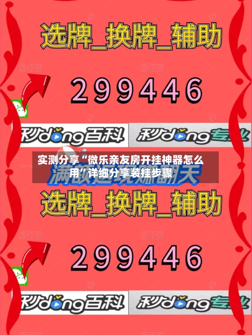 实测分享“微乐亲友房开挂神器怎么用	”详细分享装挂步骤-第3张图片