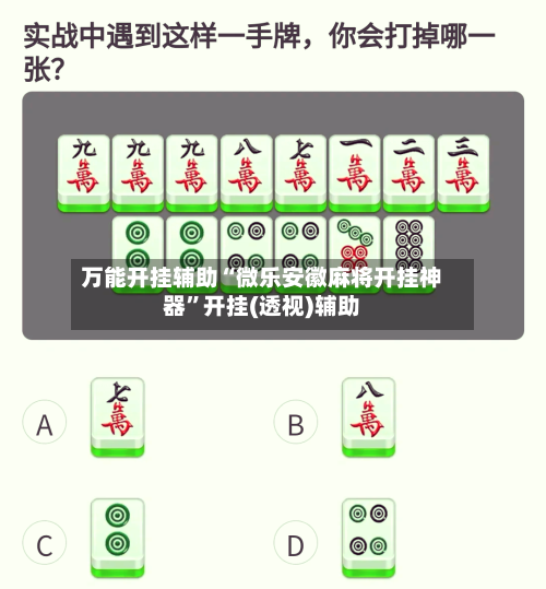 万能开挂辅助“微乐安徽麻将开挂神器	”开挂(透视)辅助-第2张图片