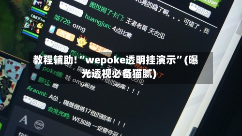 教程辅助!“wepoke透明挂演示”(曝光透视必备猫腻)-第3张图片