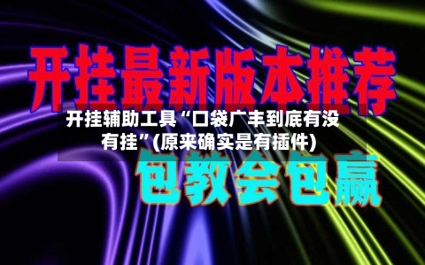 开挂辅助工具“口袋广丰到底有没有挂	”(原来确实是有插件)-第1张图片