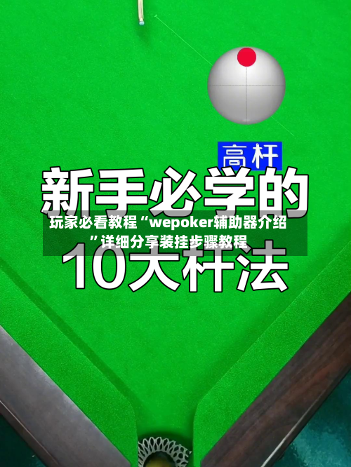 玩家必看教程“wepoker辅助器介绍”详细分享装挂步骤教程-第2张图片