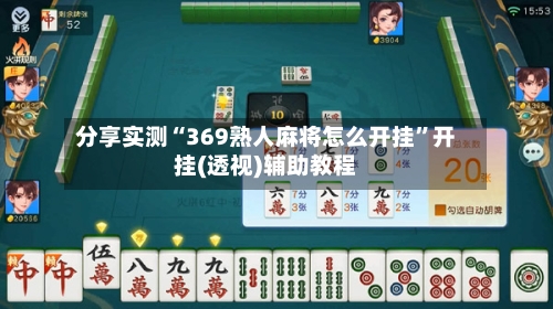 分享实测“369熟人麻将怎么开挂	”开挂(透视)辅助教程-第3张图片