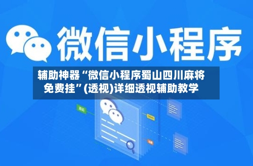 辅助神器“微信小程序蜀山四川麻将免费挂”(透视)详细透视辅助教学-第3张图片