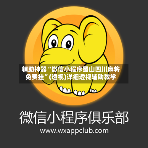 辅助神器“微信小程序蜀山四川麻将免费挂	”(透视)详细透视辅助教学-第2张图片