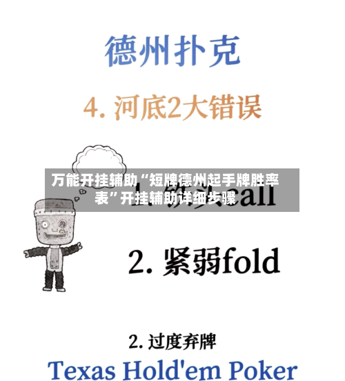 万能开挂辅助“短牌德州起手牌胜率表”开挂辅助详细步骤-第2张图片