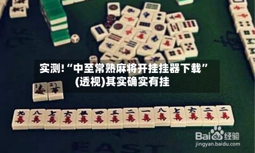 实测!“中至常熟麻将开挂挂器下载	”(透视)其实确实有挂-第2张图片