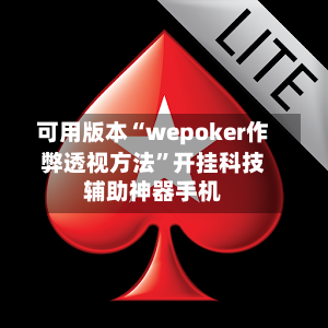 可用版本“wepoker作弊透视方法”开挂科技辅助神器手机-第3张图片