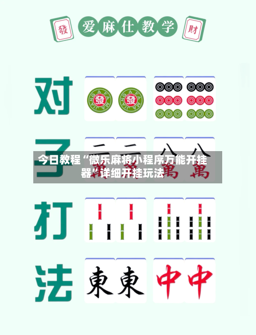 今日教程“微乐麻将小程序万能开挂器”详细开挂玩法-第1张图片