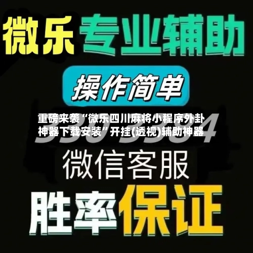 重磅来袭“微乐四川麻将小程序外卦神器下载安装”开挂(透视)辅助神器-第2张图片