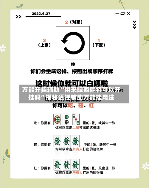 万能开挂辅助“闲来陕西麻将可以开挂吗”揭秘透视辅助万能挂用法-第1张图片