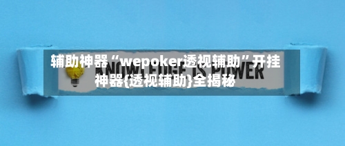 辅助神器“wepoker透视辅助”开挂神器{透视辅助}全揭秘-第2张图片
