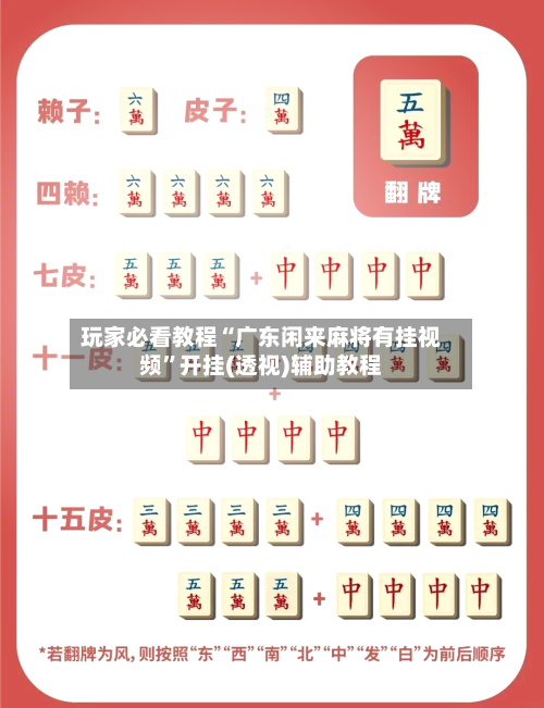 玩家必看教程“广东闲来麻将有挂视频	”开挂(透视)辅助教程-第3张图片