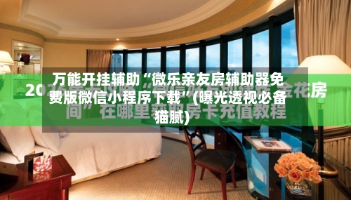 万能开挂辅助“微乐亲友房辅助器免费版微信小程序下载”(曝光透视必备猫腻)-第2张图片