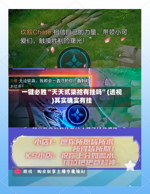 一键必胜“天天贰柒拾有挂吗”(透视)其实确实有挂-第2张图片