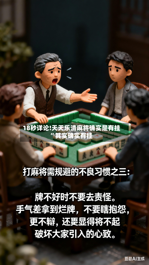 18秒详论!天天乐清麻将确实是有挂	”其实确实有挂-第1张图片