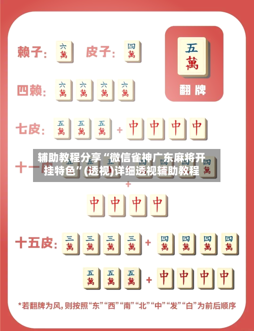 辅助教程分享“微信雀神广东麻将开挂特色”(透视)详细透视辅助教程-第1张图片