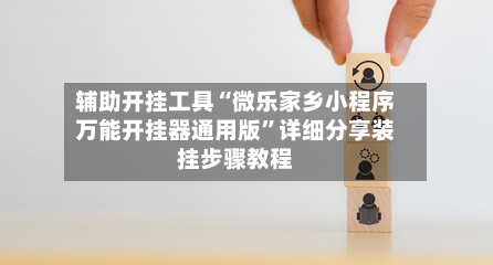 辅助开挂工具“微乐家乡小程序万能开挂器通用版”详细分享装挂步骤教程-第3张图片