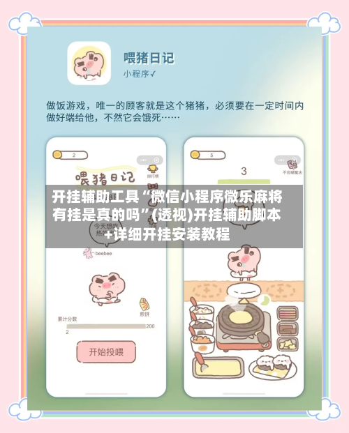 开挂辅助工具“微信小程序微乐麻将有挂是真的吗”(透视)开挂辅助脚本+详细开挂安装教程-第2张图片