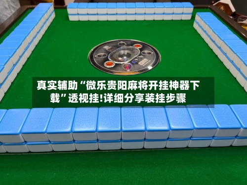 真实辅助“微乐贵阳麻将开挂神器下载”透视挂!详细分享装挂步骤-第1张图片