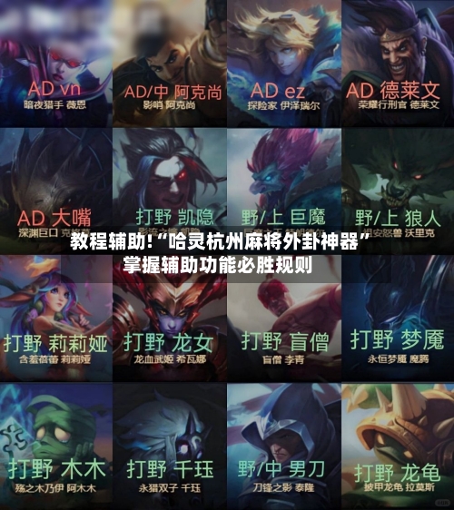 教程辅助!“哈灵杭州麻将外卦神器	”掌握辅助功能必胜规则-第2张图片