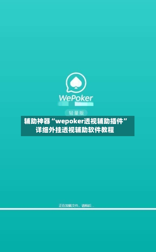 辅助神器“wepoker透视辅助插件”详细外挂透视辅助软件教程-第2张图片