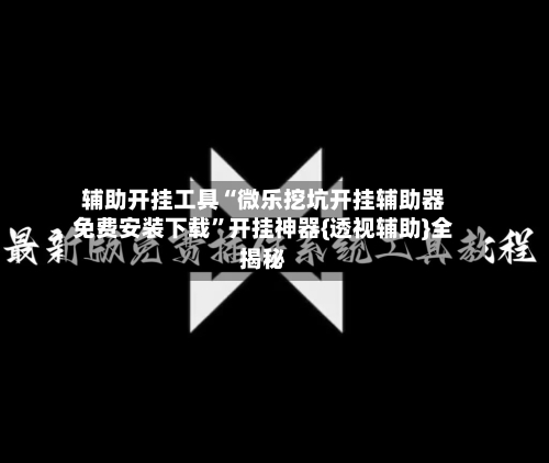 辅助开挂工具“微乐挖坑开挂辅助器免费安装下载”开挂神器{透视辅助}全揭秘-第2张图片