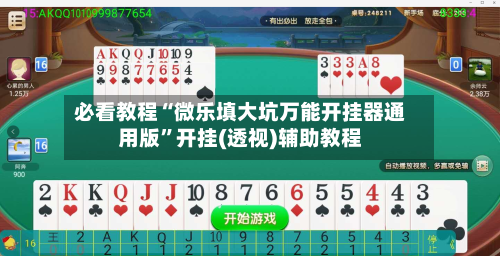 必看教程“微乐填大坑万能开挂器通用版”开挂(透视)辅助教程-第2张图片