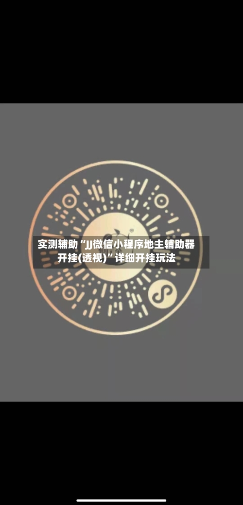 实测辅助“JJ微信小程序地主辅助器开挂(透视)”详细开挂玩法-第1张图片
