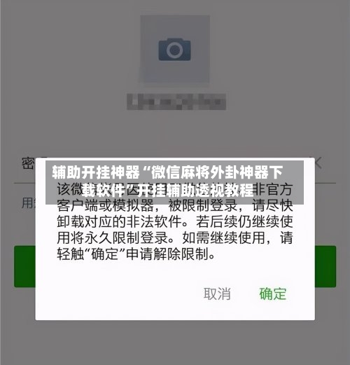 辅助开挂神器“微信麻将外卦神器下载软件	”开挂辅助透视教程-第2张图片