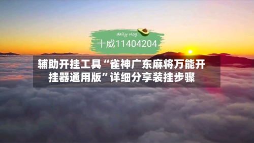 辅助开挂工具“雀神广东麻将万能开挂器通用版”详细分享装挂步骤-第2张图片