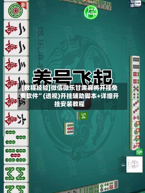 [教程经验]微信微乐甘肃麻将开挂免费软件	”(透视)开挂辅助脚本+详细开挂安装教程-第2张图片