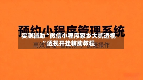 实测辅助“微信小程序家乡大贰透视”透视开挂辅助教程-第2张图片