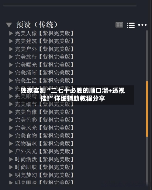 独家实测“二七十必胜的顺口溜+透视挂!”详细辅助教程分享-第2张图片