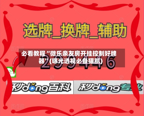 必看教程“微乐亲友房开挂控制好牌器	”(曝光透视必备猫腻)-第2张图片