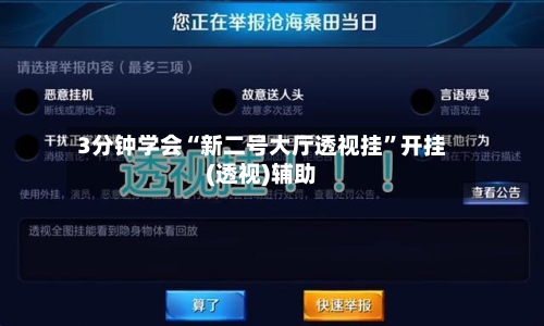 3分钟学会“新二号大厅透视挂	”开挂(透视)辅助-第1张图片