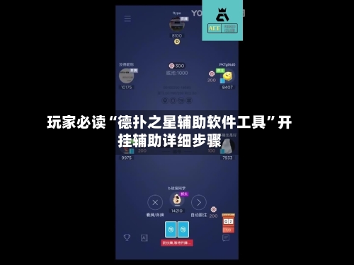 玩家必读“德扑之星辅助软件工具”开挂辅助详细步骤-第1张图片