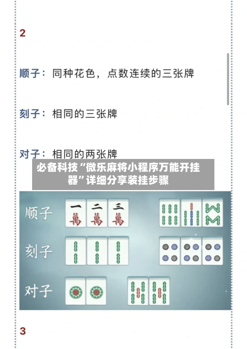 必备科技“微乐麻将小程序万能开挂器”详细分享装挂步骤-第1张图片