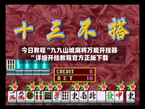 今日教程“九九山城麻将万能开挂器”详细开挂教程官方正版下载-第1张图片