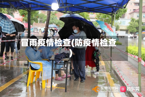 冒雨疫情检查(防疫情检查)-第2张图片